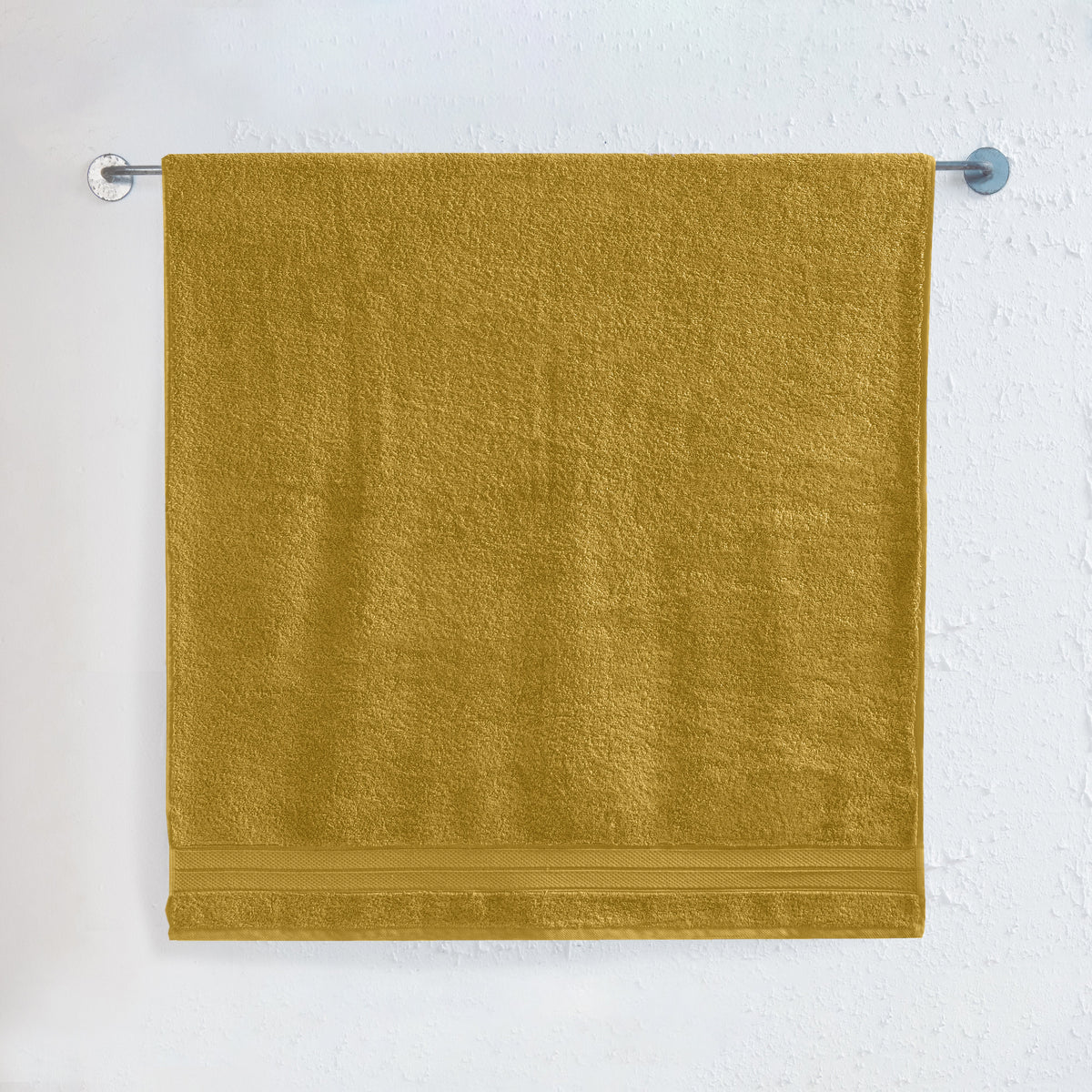 Elegant Comfort 1 Piece Premium Turkish Cotton Three Line Popcorn Jumbo Towel, 35x 70 inch