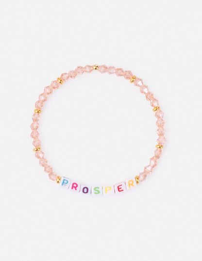 Elevated Faith Prosper Letter Bracelet