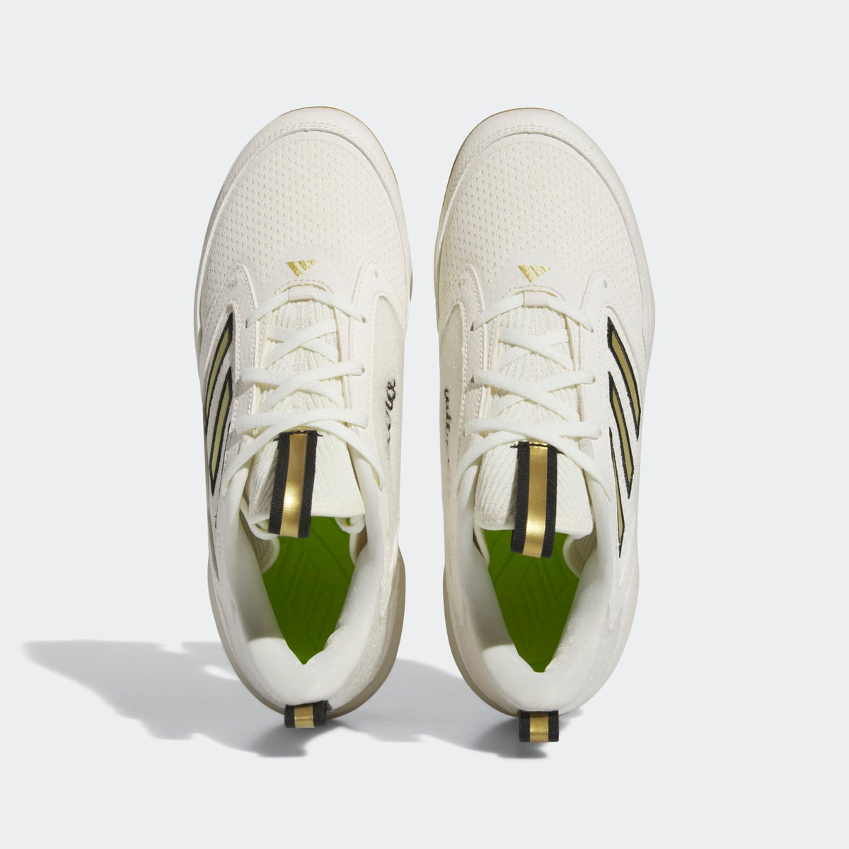 adidas Women's Adizero Purehustle 3 Elite 'Off White Gold Metallic' No Lid Sneakers