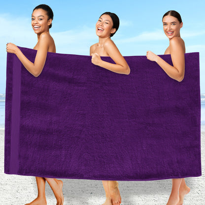 Elegant Comfort 1 Piece Premium Turkish Cotton Oversized Bath Sheet Towel 40 x 80 Inch