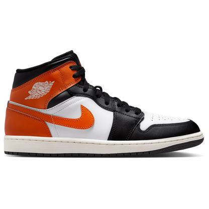 Air Jordan Men's Retro 1 Mid 'Black Toe Starfish'