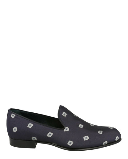 Brioni Geo Print Evening Loafers