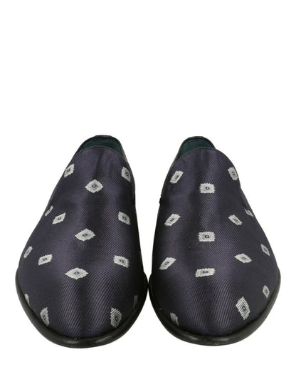 Brioni Geo Print Evening Loafers