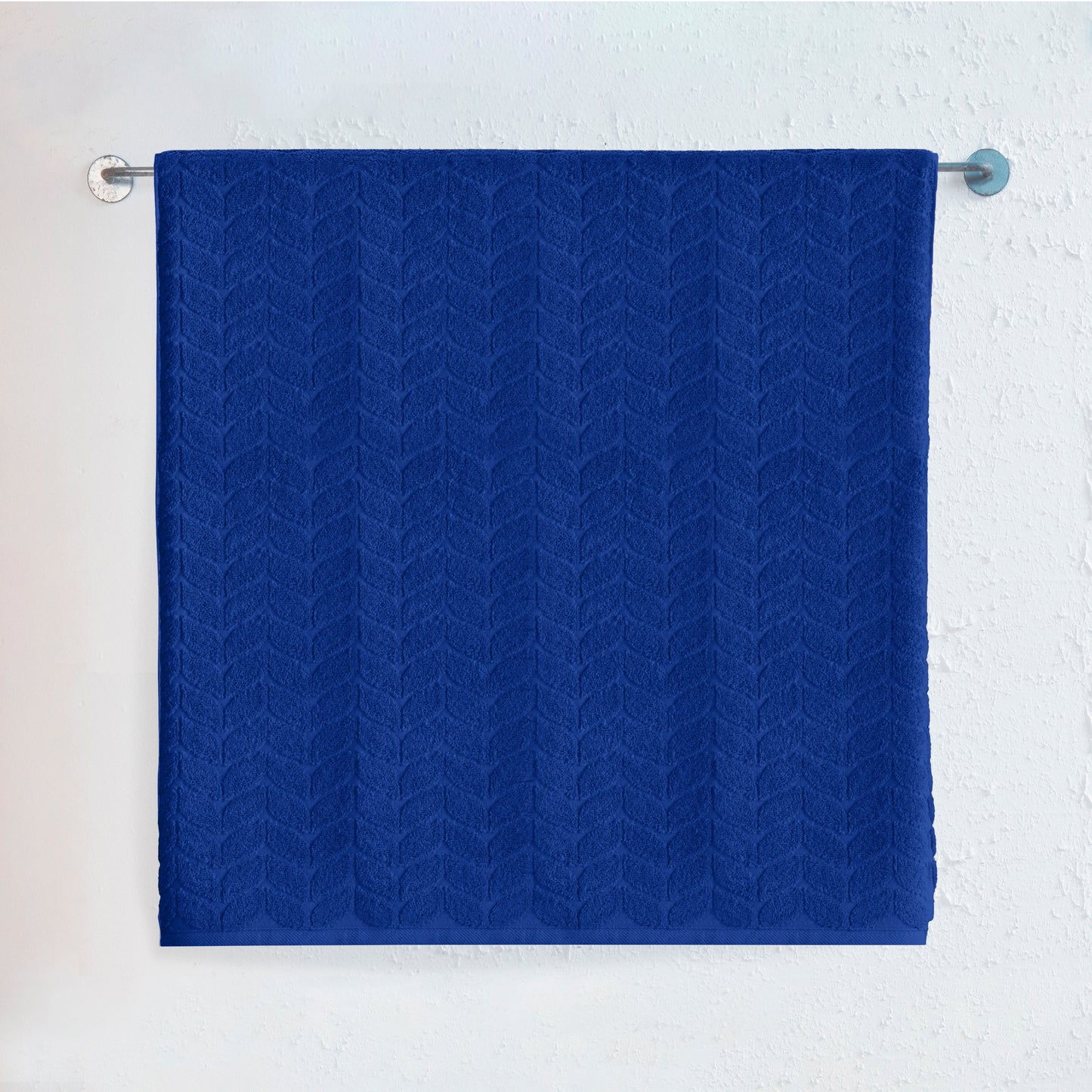 Elegant Comfort 1-Piece Premium Turkish Cotton Braided Jumbo Towel, 35x 70 inch