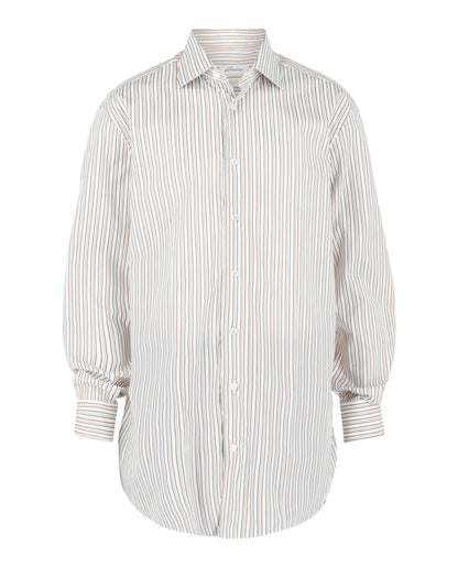 Brioni Striped Button-Up Shirt