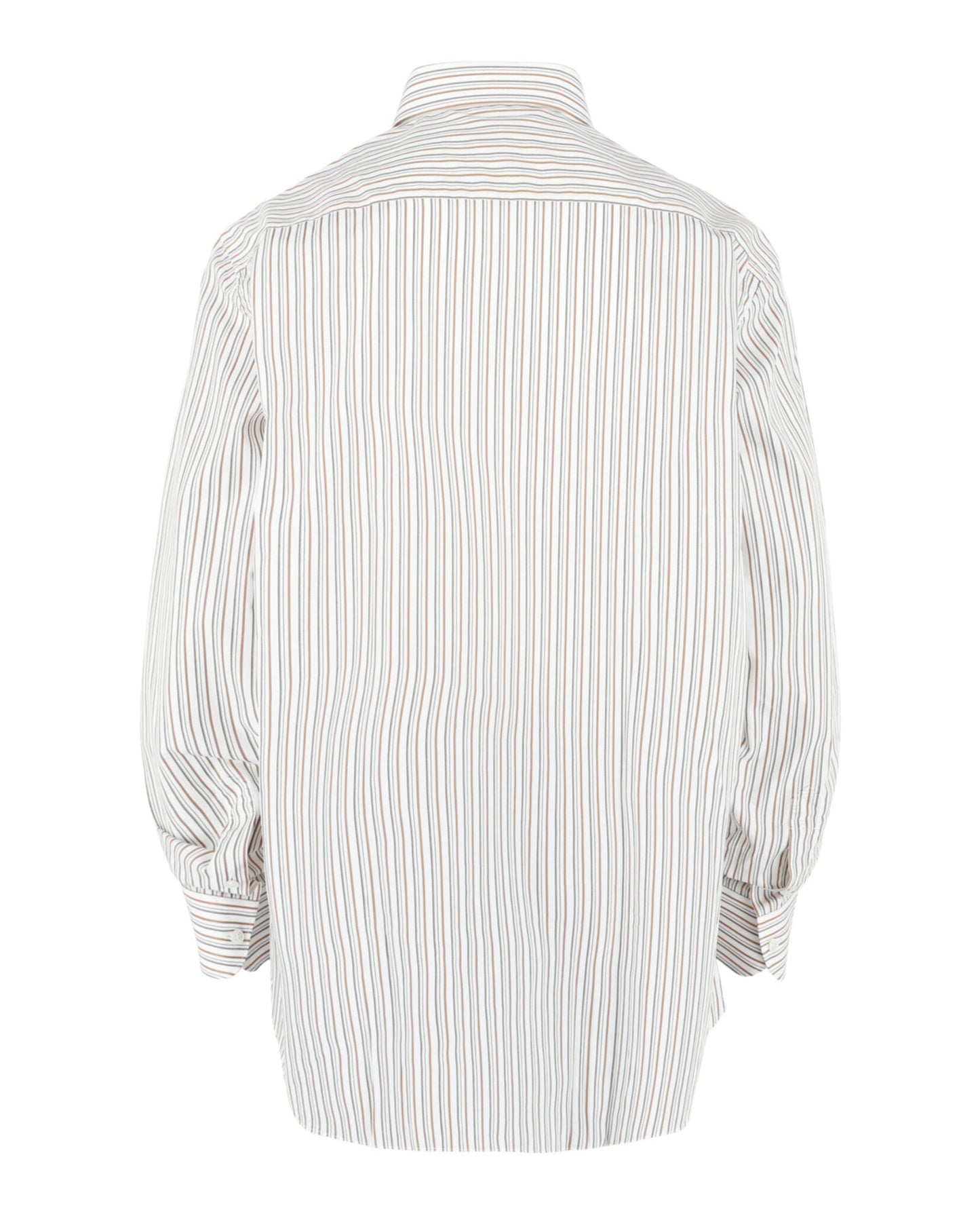 Brioni Striped Button-Up Shirt