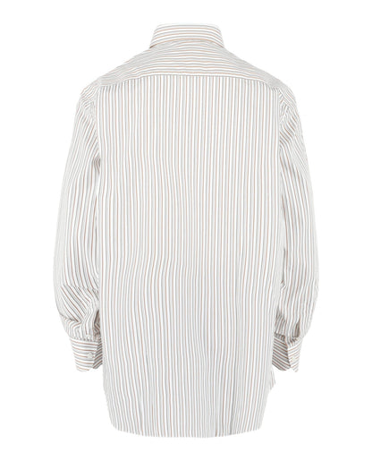 Brioni Striped Button-Up Shirt