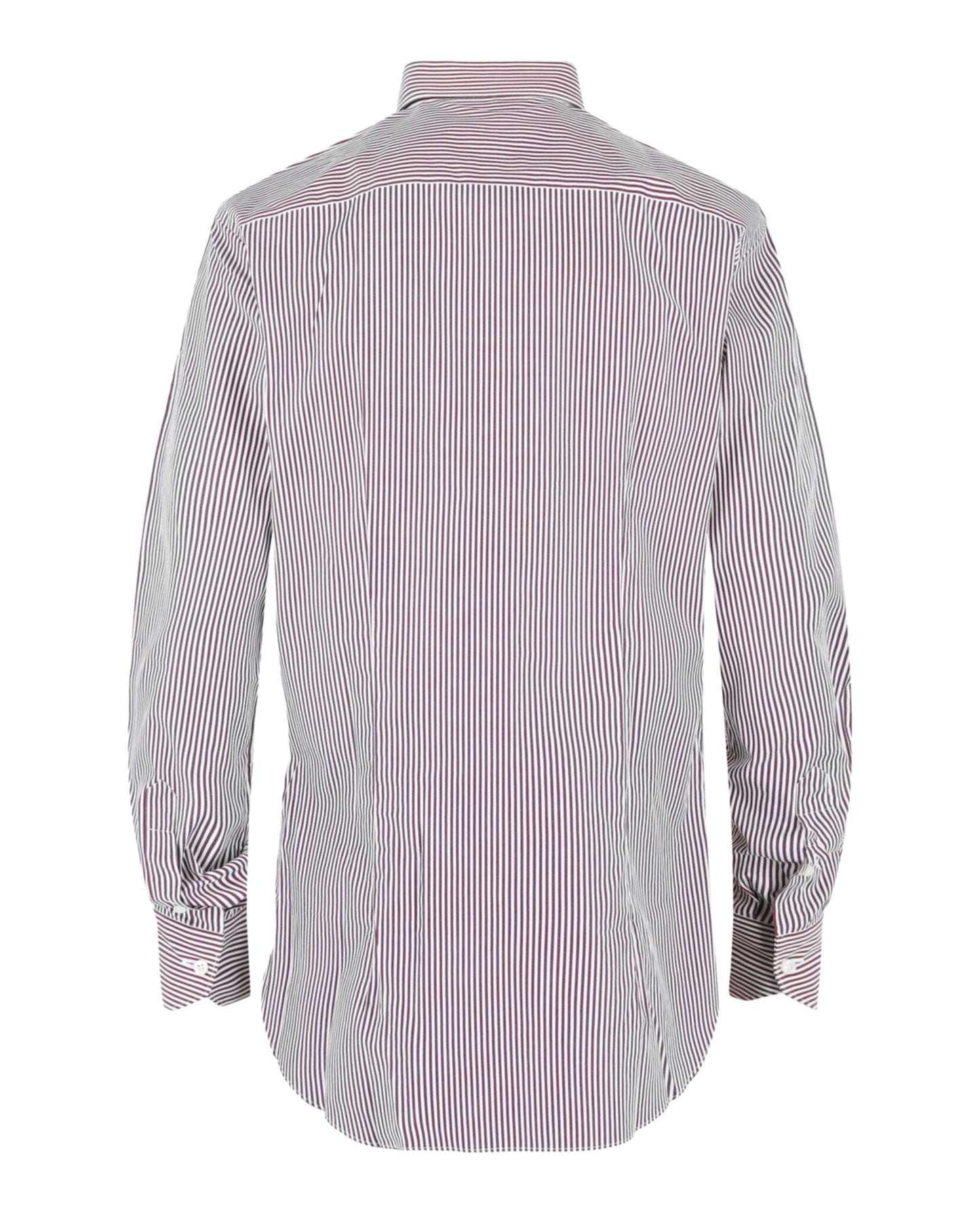 Brioni Striped Button-Up Shirt