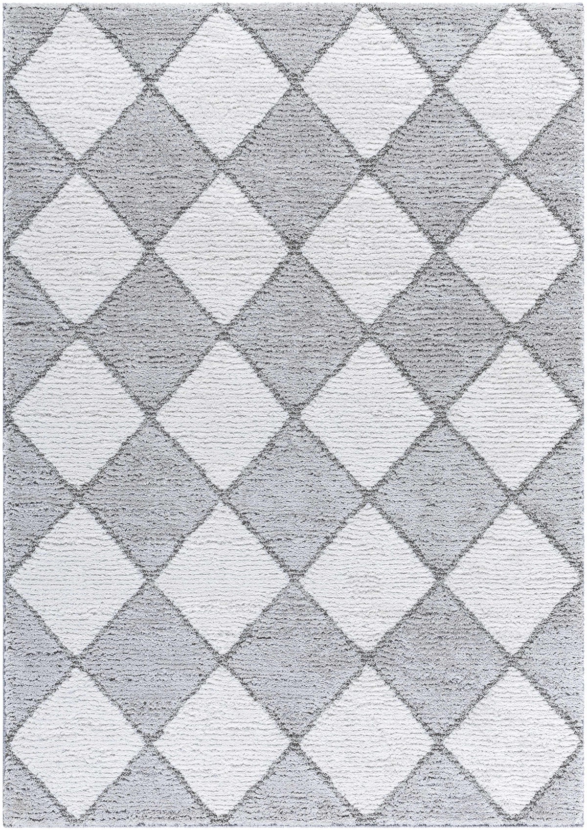 Aideen Gray Shag Area Rug