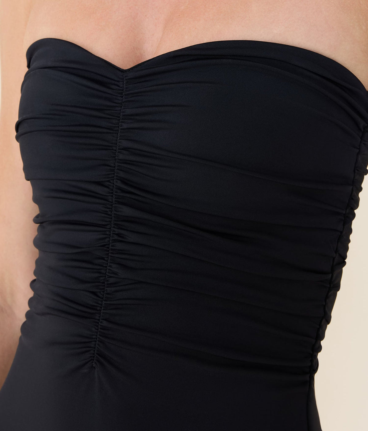 The Pana One Piece - Eco Nylon - Black - Long Torso