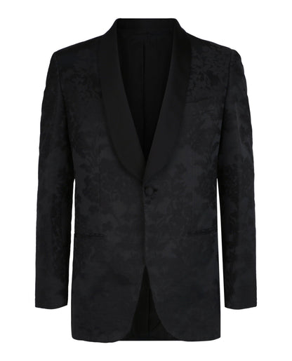 Brioni Floral Jacquard Tuxedo Jacket