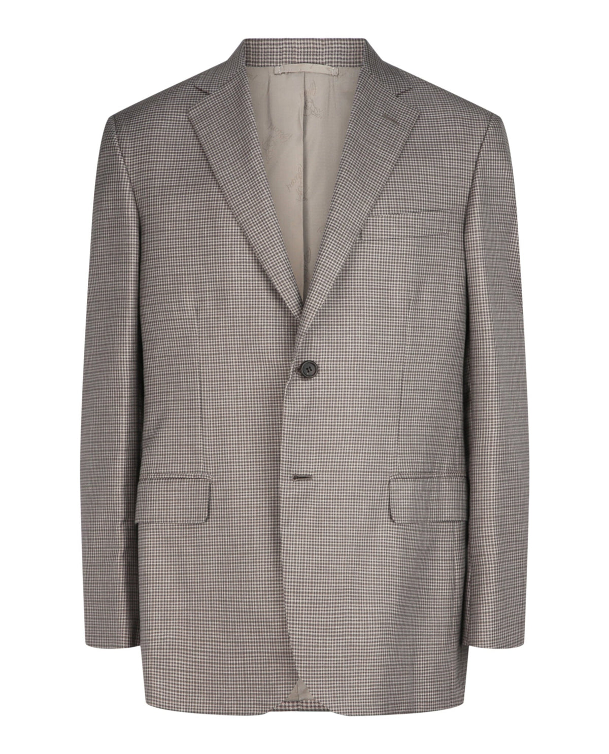 Brioni Houndstooth Single-Breasted Blazer