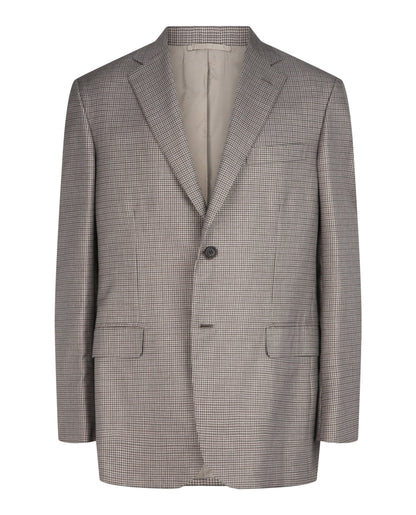 Brioni Houndstooth Single-Breasted Blazer