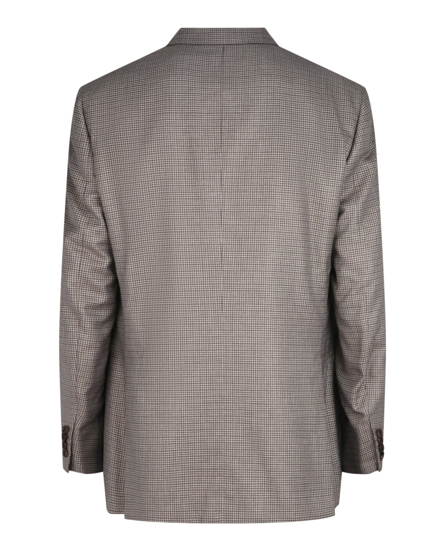 Brioni Houndstooth Single-Breasted Blazer