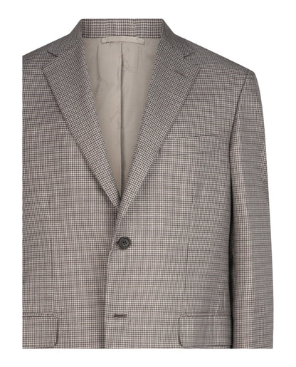 Brioni Houndstooth Single-Breasted Blazer