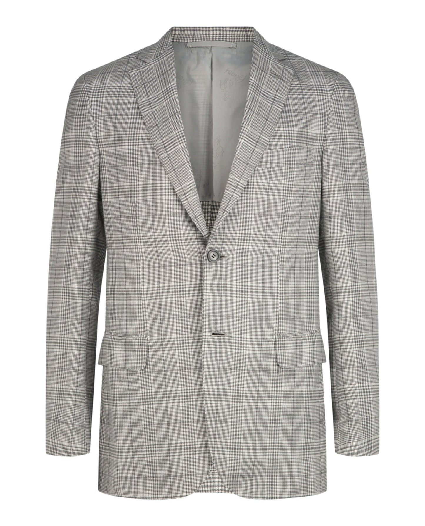 Brioni Houndstooth Single-Breasted Blazer