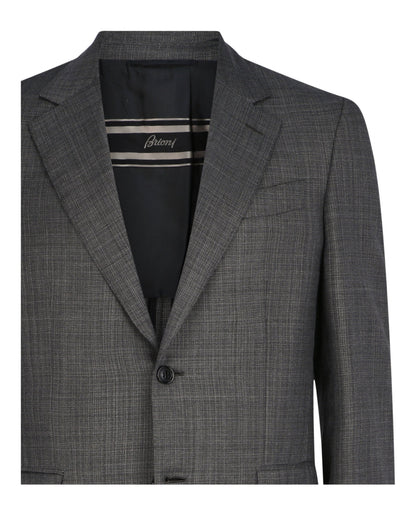Brioni Single-Breasted Wool Blazer