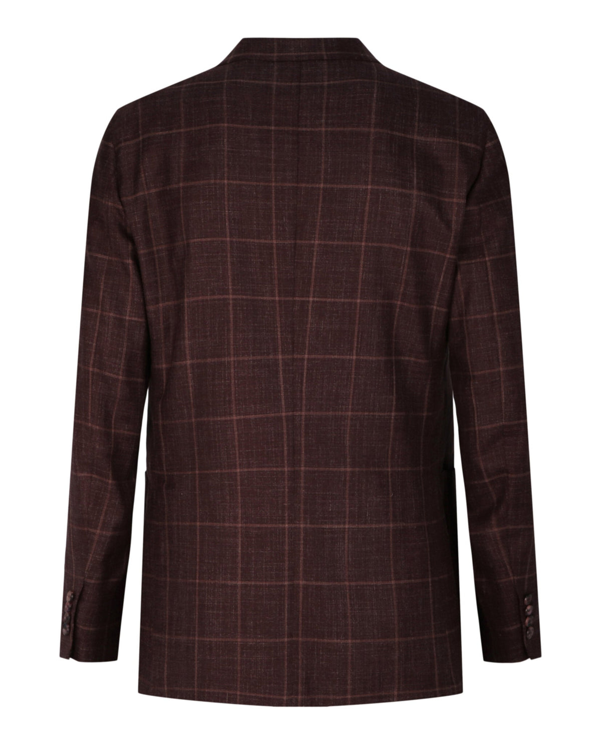 Brioni Plaid Double-Breasted Blazer