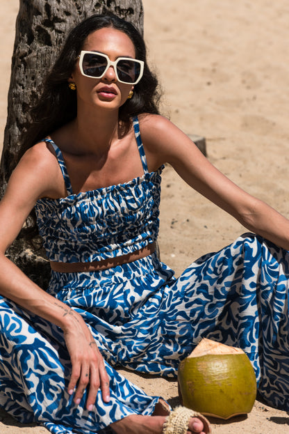 Cori Top Blue Coraline