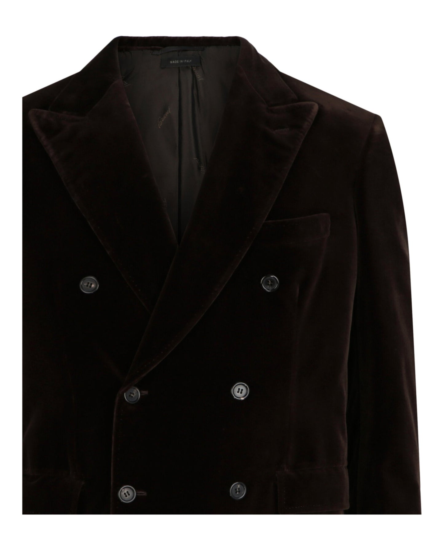 Brioni Double-Breasted Velvet Smoking Jacket