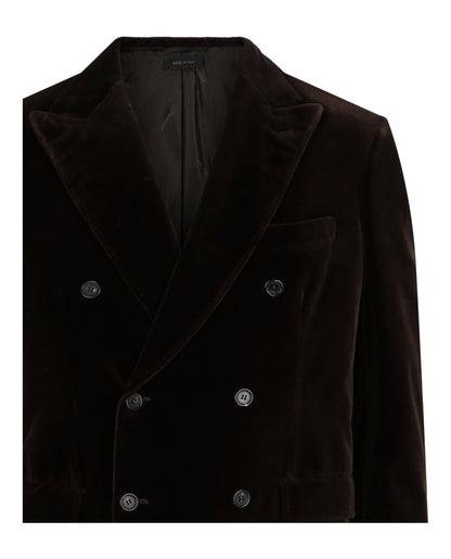 Brioni Double-Breasted Velvet Smoking Jacket