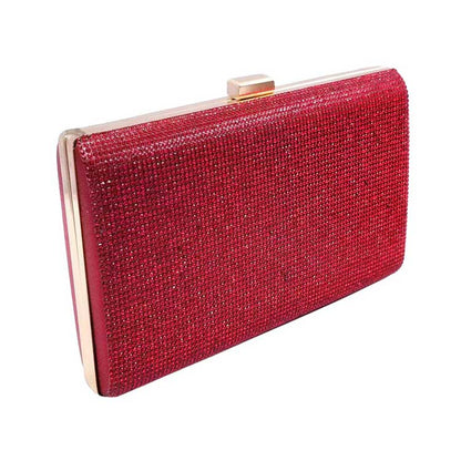 Crystal Shimmery Evening Clutch Bag
