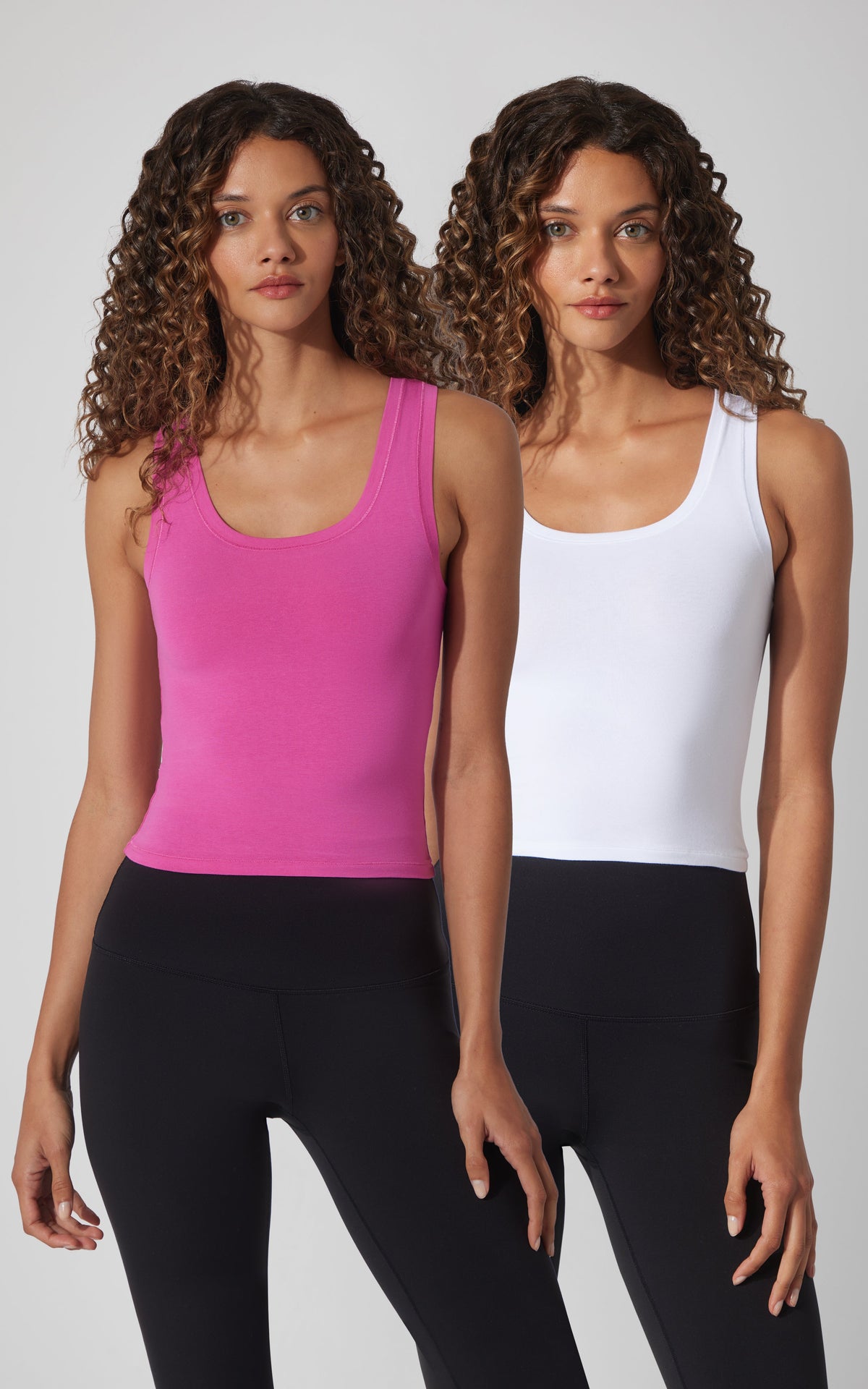 90 Degree by Reflex 2 Pack Airlite Cotton Pure Love Tank Top