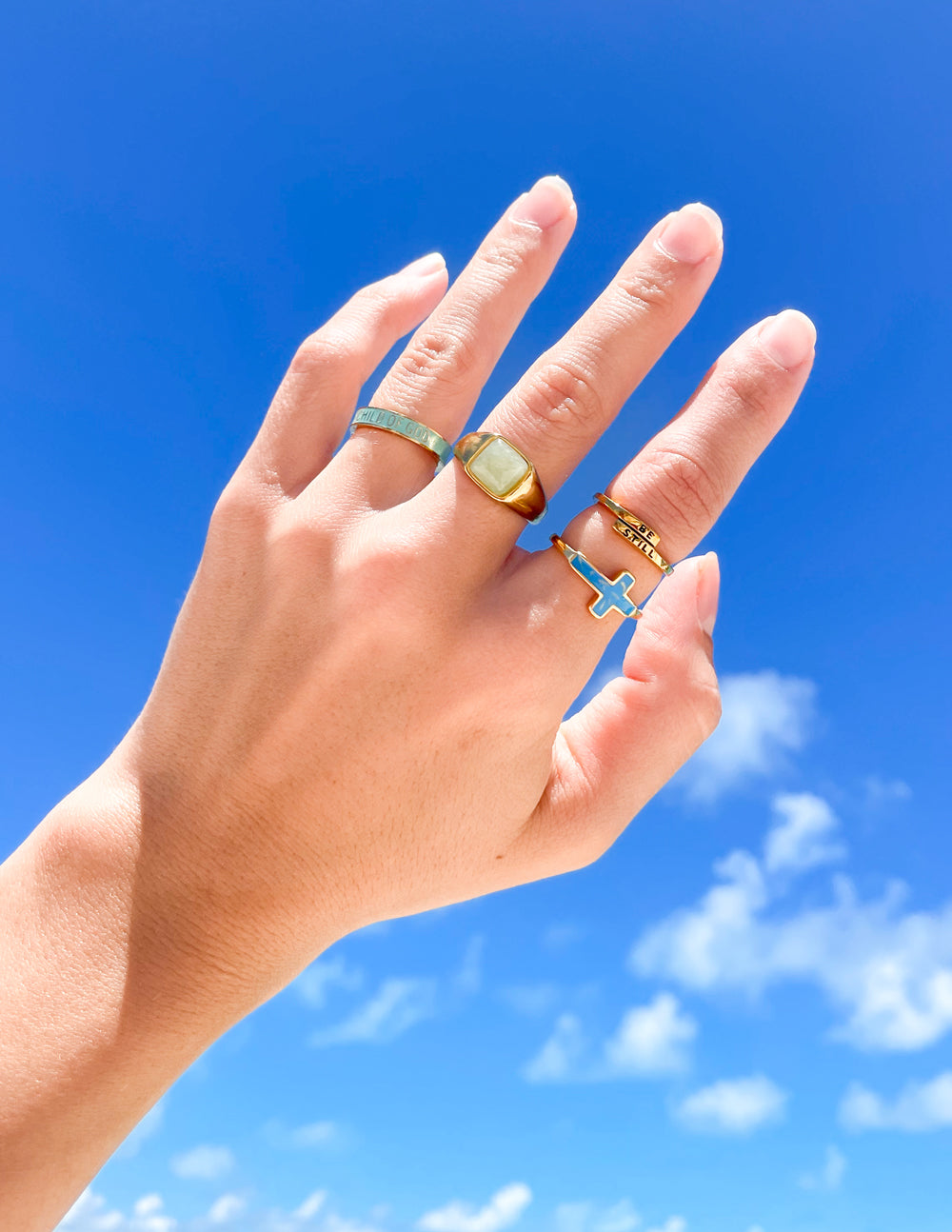 Elevated Faith Be Still Ring
