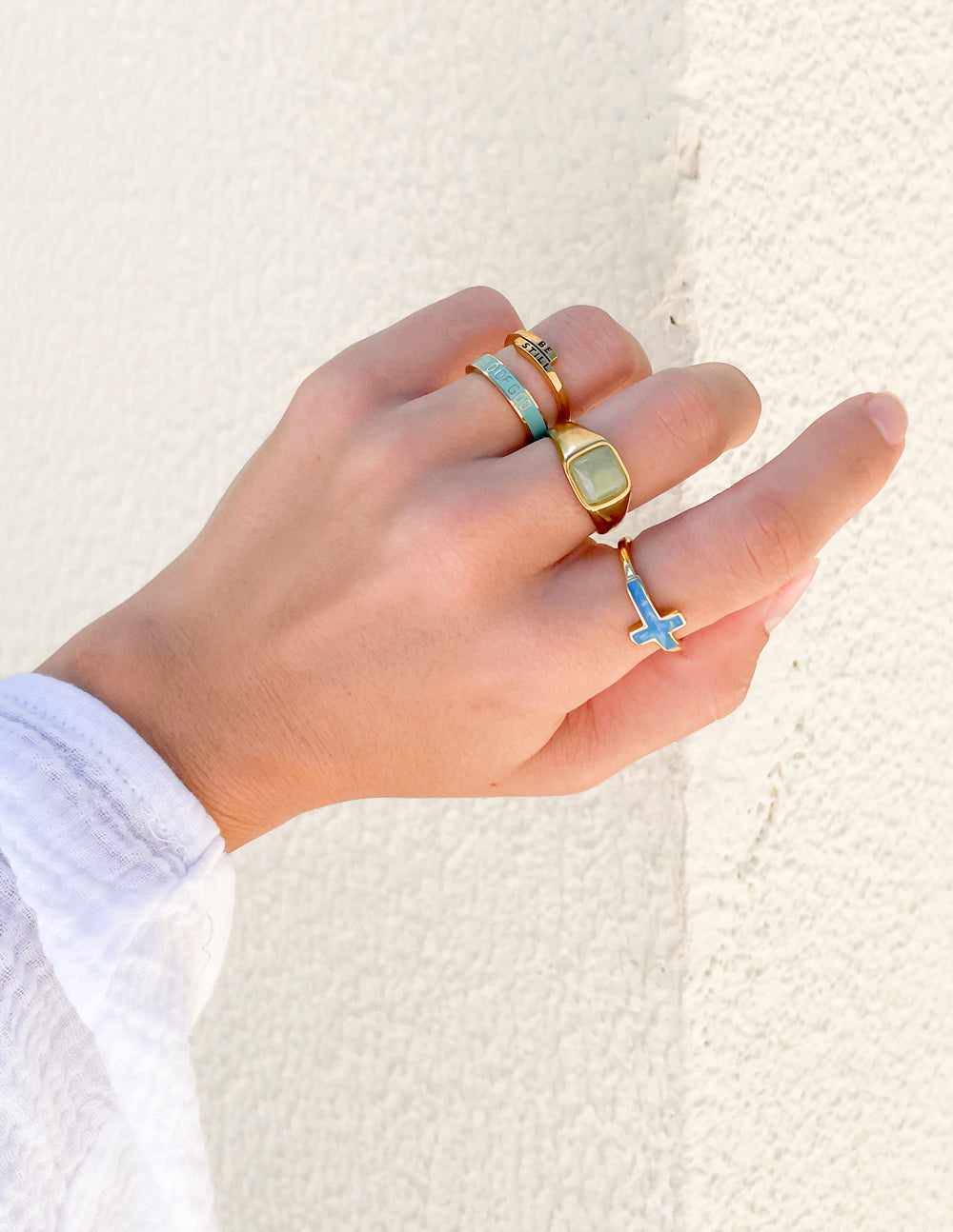 Elevated Faith Emerald Green Signet Ring