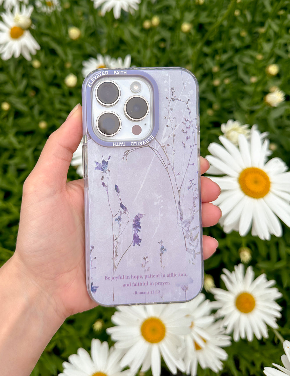 Elevated Faith Romans 12:12 Phone Case