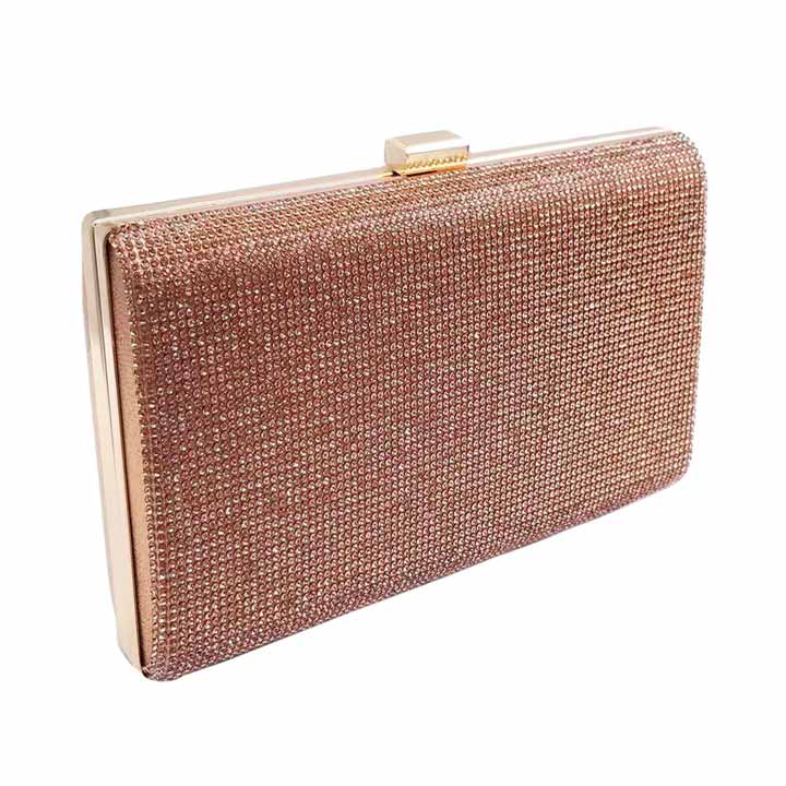 Crystal Shimmery Evening Clutch Bag
