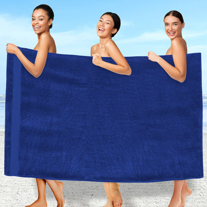 Elegant Comfort 1 Piece Premium Turkish Cotton Oversized Bath Sheet Towel 40 x 80 Inch
