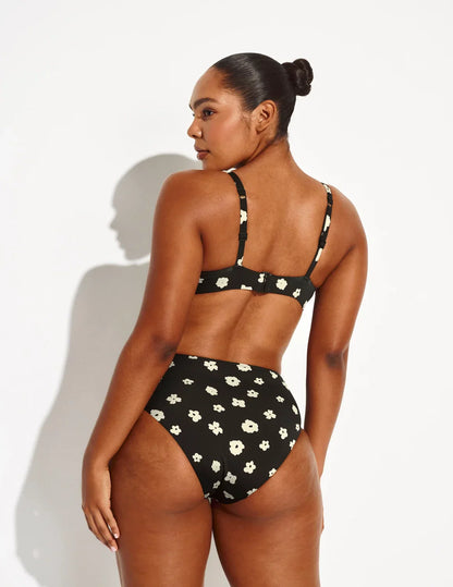 Ruched Deep V Bikini Top - Last Call