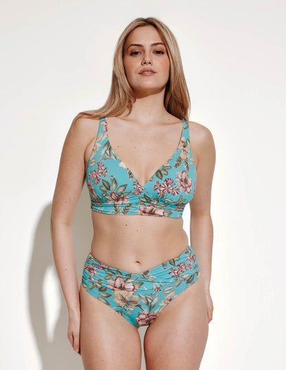 Sculpt Ruched Bikini Swim Bottom