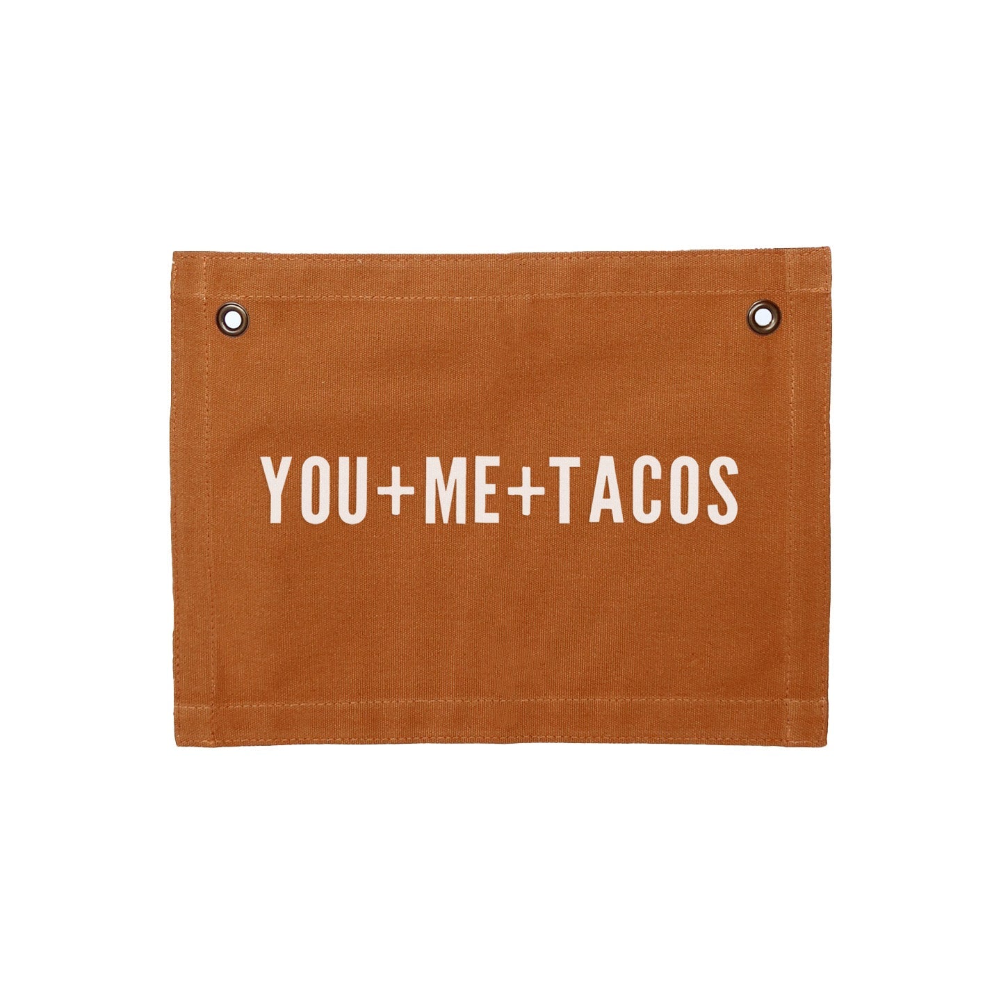 Frankie Jean You+Me+Tacos Small Canvas Flag