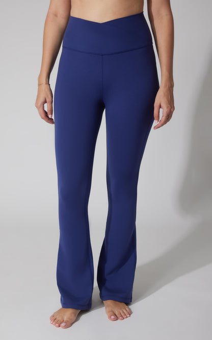 90 Degree by Reflex Lux Madison Crossover Waist 7/8 Flared Leg