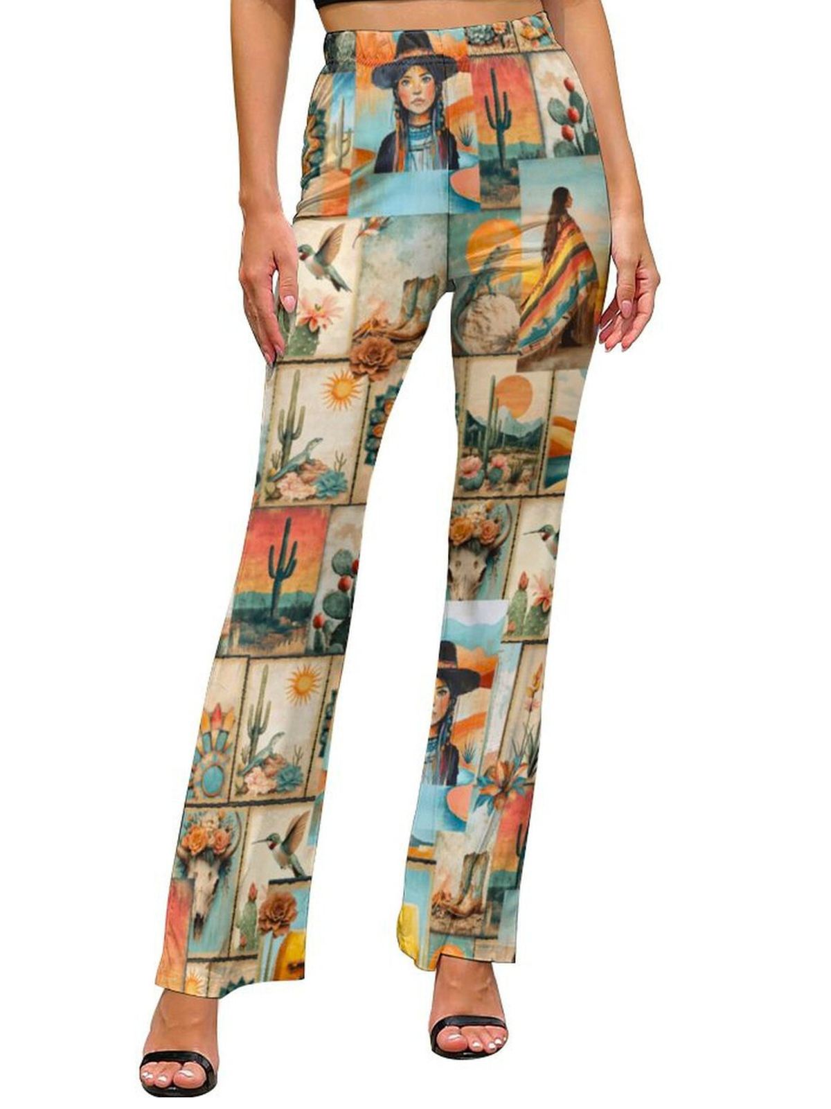 Colores de Mexico Flare Pants Pictures of the Southwest