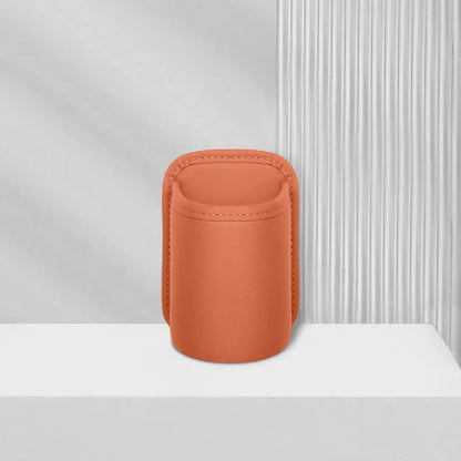 Car Door Cup Holder PU Leather Automotive Black Drink Rack Storage Bin Auto Back Seat Cup Holder Organizer For Car Accessories