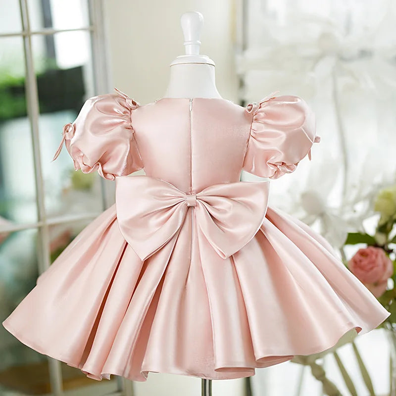 Children's Dress Princess Dress Performance Small Host Dress Girls' Birthday Banquet Flower  kids clothes