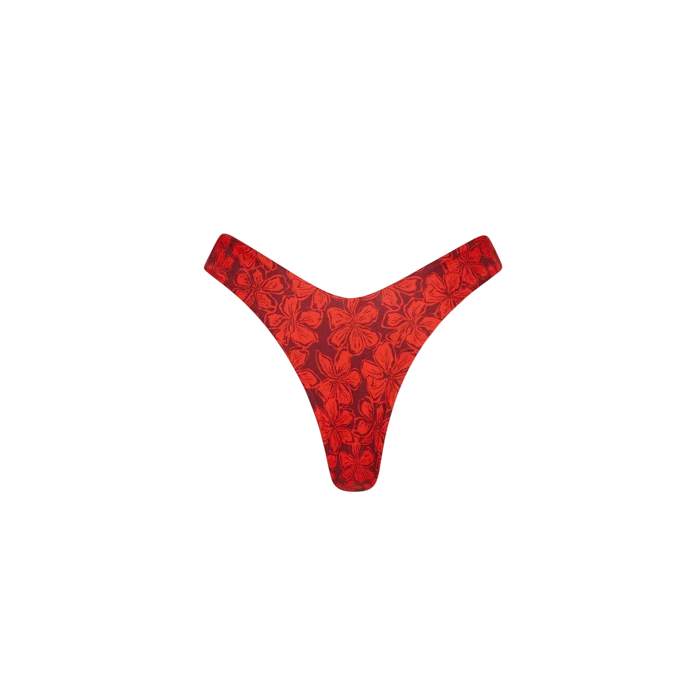 Kulani Kinis Y Cheeky Bikini Bottom - Sassy Sangria