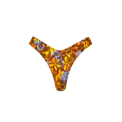 Kulani Kinis Y Cheeky Bikini Bottom - Frangipani Fizz - FINAL SALE