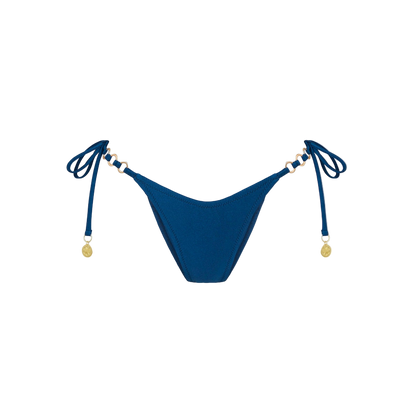 Kulani Kinis Trio Ring Cheeky Tie Bikini Bottom - Mystic Moon
