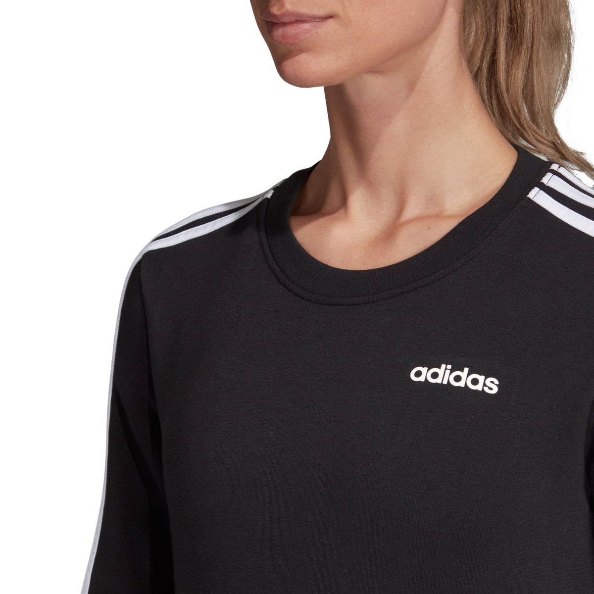 adidas Women's Essentials 3-Stripes Sweatshirt Sweaters