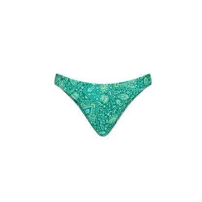 Kulani Kinis Minimal Full Coverage Bikini Bottom - Emerald Aura
