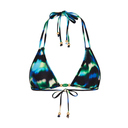 Kulani Kinis Halter Bralette Bikini Top - Ocean Mischief