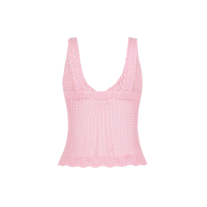 Kulani Kinis Crochet Cami - Strawberry Glaze