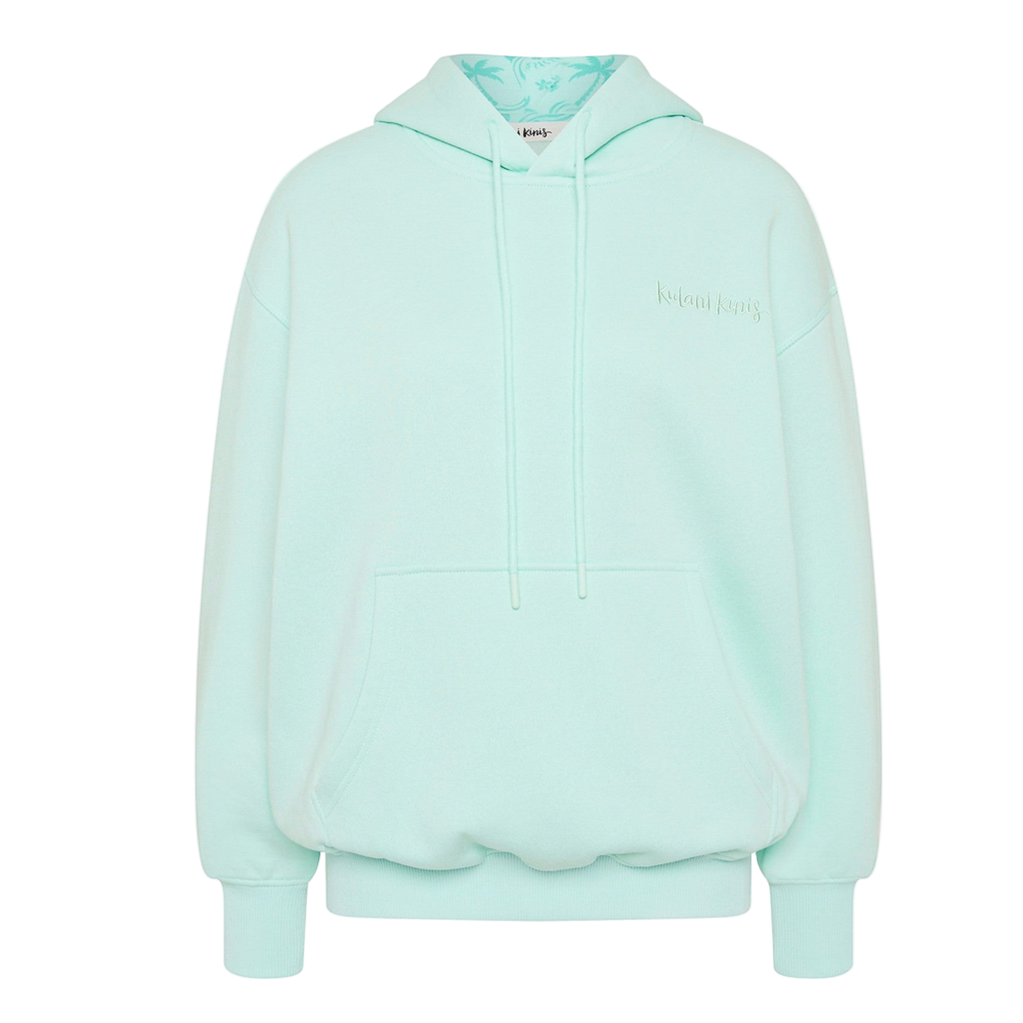 Kulani Kinis Embroidered Hoodie - Jelly Mint - FINAL SALE