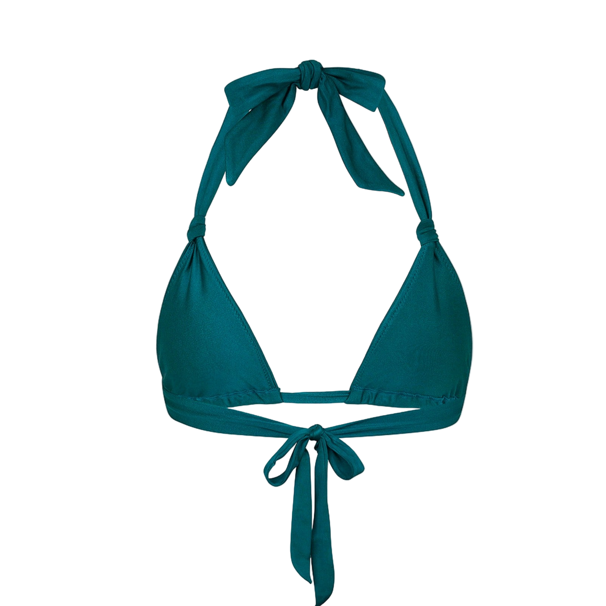 Kulani Kinis Soft Knot Halter Bikini Top - Laguna Haze