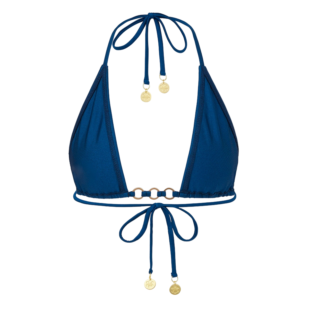 Kulani Kinis Trio Ring Triangle Bikini Top  - Mystic Moon