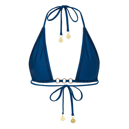 Kulani Kinis Trio Ring Triangle Bikini Top  - Mystic Moon